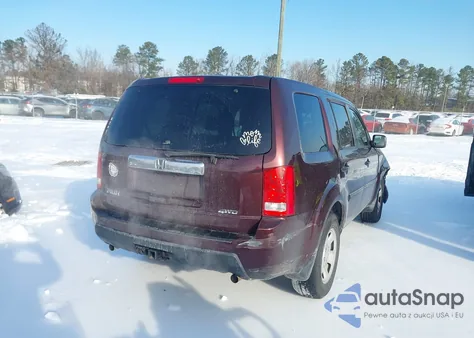 2011 Honda Pilot Lx из США, поврежденный, VIN 5FNYF4H28BB090212